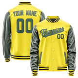 Custom Light Yellow Blue Green Jacket