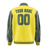 Custom Light Yellow Blue Green Jacket