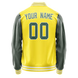 Custom Light Yellow Blue Green Jacket JA2626272618B31827