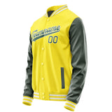 Custom Light Yellow Blue Green Jacket JA2626272618B31827