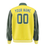 Custom Light Yellow Blue Green Jacket