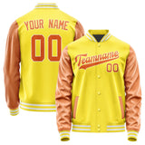 Custom Light Yellow Orange Jacket