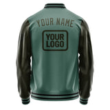 Custom Blue Green Olive Jacket JA272702271717020217