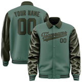 Custom Blue Green Olive Jacket
