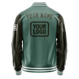 Custom Blue Green Olive Jacket JA272702271818020218