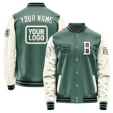 Custom Blue Green Cream Jacket JA272703271717030317