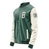 Custom Blue Green Cream Jacket JA272703271717030317