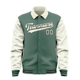 Custom Blue Green Cream Jacket