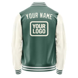 Custom Blue Green Cream Jacket JA272703271818030318