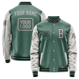 Custom Blue Green Gray Jacket JA272704271717040417