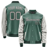 Custom Blue Green Gray Jacket JA2727042717B21704