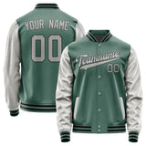 Custom Blue Green Gray Jacket JA2727042717B31704