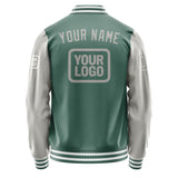 Custom Blue Green Gray Jacket JA272704271818040418