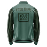 Custom Blue Green Dark Green Jacket JA272706271717060617