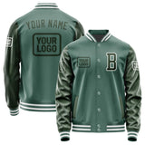 Custom Blue Green Dark Green Jacket JA272706271818060618