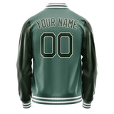 Custom Blue Green Dark Green Jacket JA2727062718B21806