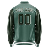 Custom Blue Green Dark Green Jacket JA2727062718B31806