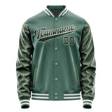 Custom Blue Green Dark Green Jacket JA2727062718B31806