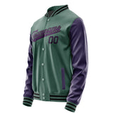 Custom Blue Green Purple Jacket JA2727072717B31707