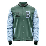 Custom Blue Green Light Blue Jacket JA272708271717080817