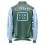 Custom Blue Green Light Blue Jacket JA272708271818080818