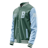 Custom Blue Green Light Blue Jacket JA272708271818080818