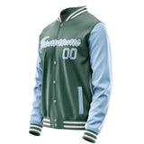 Custom Blue Green Light Blue Jacket JA2727082718B21808