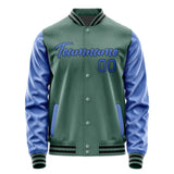 Custom Blue Green Sky Blue Jacket JA2727092717B21709