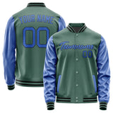 Custom Blue Green Sky Blue Jacket JA2727092717B21709