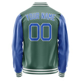 Custom Blue Green Sky Blue Jacket JA2727092718B21809