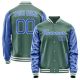 Custom Blue Green Sky Blue Jacket JA2727092718B21809