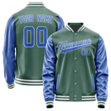 Custom Blue Green Sky Blue Jacket JA2727092718B31809