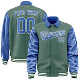 Custom Blue Green Sky Blue Jacket