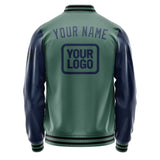 Custom Blue Green Blue Jacket JA272710271717101017