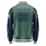 Custom Blue Green Blue Jacket JA272710271818101018