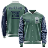 Custom Blue Green Blue Jacket JA272710271818101018