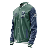 Custom Blue Green Blue Jacket JA272710271818101018