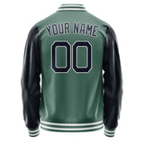 Custom Blue Green Navy Jacket JA2727112718B21811