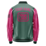 Custom Blue Green Pink Jacket JA272713271717131317