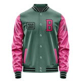 Custom Blue Green Pink Jacket JA272713271717131317