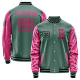 Custom Blue Green Pink Jacket JA272713271717131317