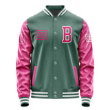 Custom Blue Green Pink Jacket JA272713271818131318