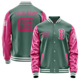 Custom Blue Green Pink Jacket JA272713271818131318