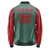 Custom Blue Green Red Jacket JA272714271717141417