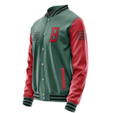 Custom Blue Green Red Jacket JA272714271717141417