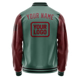 Custom Blue Green Crimson Red Jacket JA272715271717151517