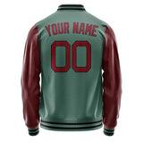 Custom Blue Green Crimson Red Jacket JA2727152717B21715