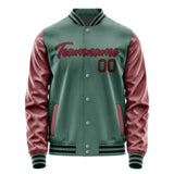 Custom Blue Green Crimson Red Jacket JA2727152717B21715