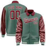 Custom Blue Green Crimson Red Jacket