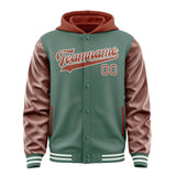 Custom Blue Green Coral Red Jacket